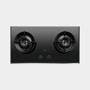 Fotile 2‑Burner Tempered Glass Hob GFG‑86218 – Cast Iron Pan Support - Image 1